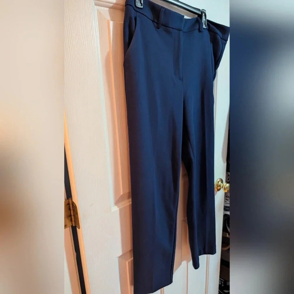 Simply Vera Vera Wang Women's High-Waist Skinny Ankle Pants Blue Beauty Sz14 EUC - Picture 11 of 14